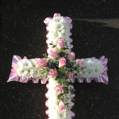pink based cross