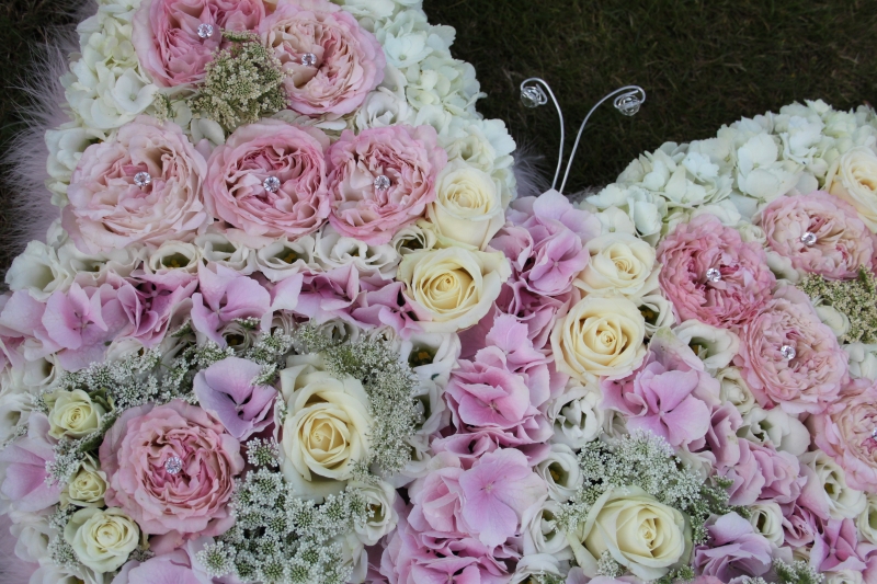 Butterfly Funeral flower tribute