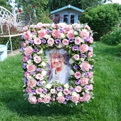 Memorial Picture Frame Pink