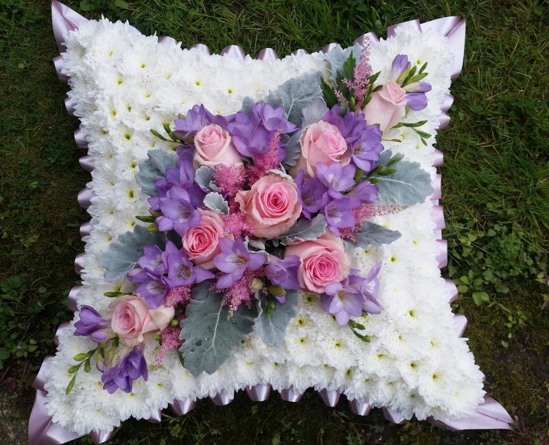 funeral cushion tribute
