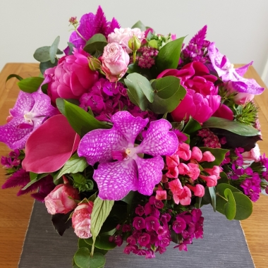 Magenta luxury flower arrangement