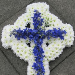 celtic cross funeral tribute