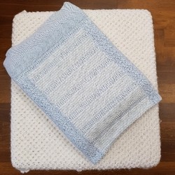 Dr.Kid Blue Pattern Blanket