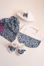 liberty print baby set