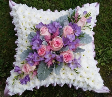 funeral cushion tribute