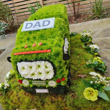 Londis Lorry Funeral Wreath 
