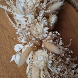 Neutral Dried Flower Rope Wreath