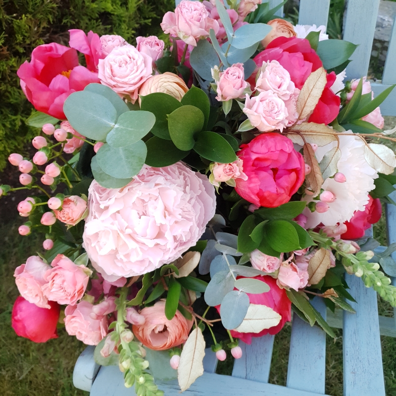 May Peony bouquet