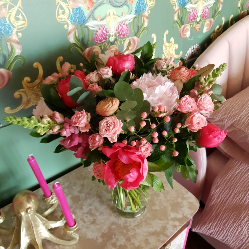 May Peony bouquet