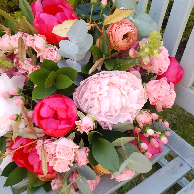 May Peony bouquet