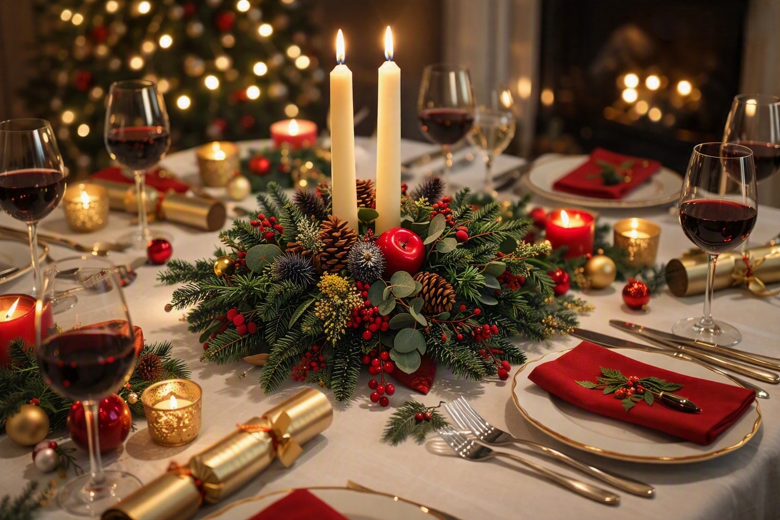 Christmas table arrangement workshop