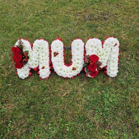 Funeral Floral Letters & Name Tributes