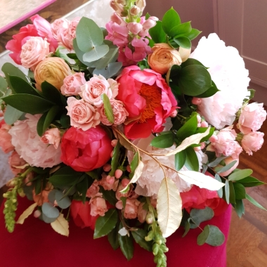 May Peony bouquet