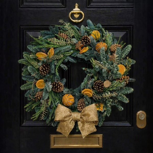 Christmas door wreath workshop