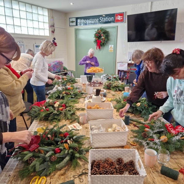 5th Dec 1pm St.Peters Church Seaford Christmas Wreath Workshop