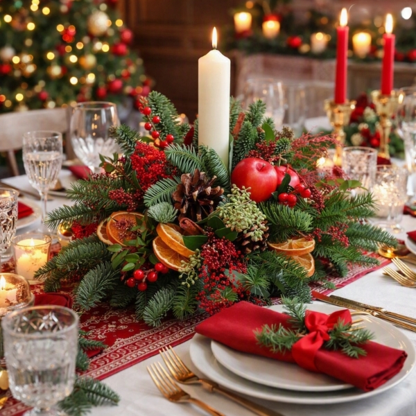 Christmas table arrangement workshop