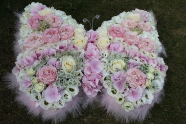 Butterfly Funeral flower tribute