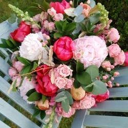 May Peony bouquet